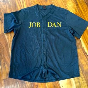 Nike Air spelled out Jordan Jumpman Baseball Jersey